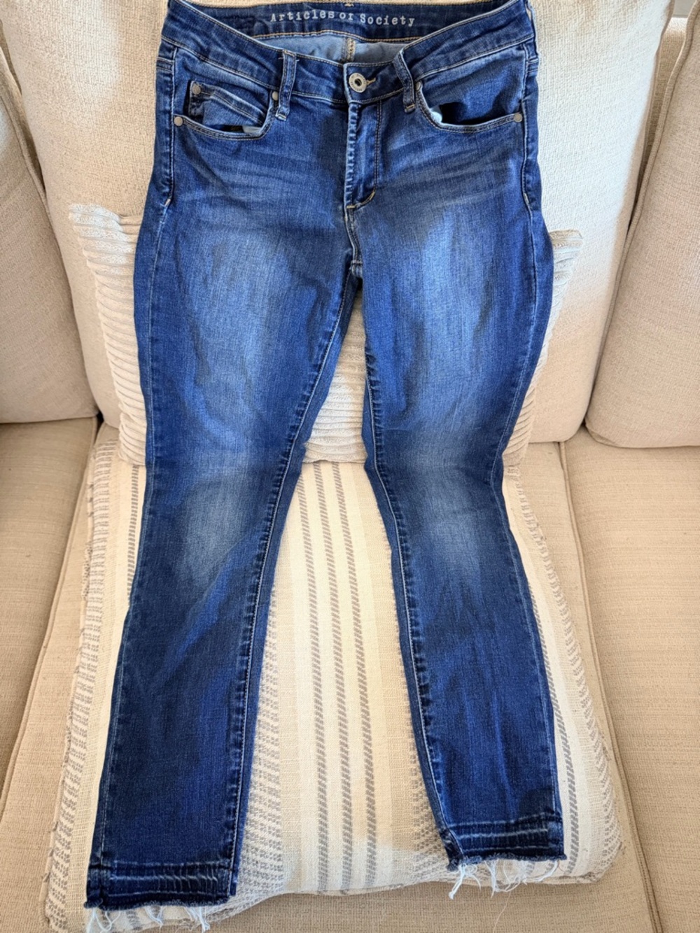 Society Women's Dark Blue Skinny Jeans